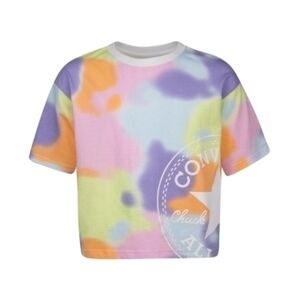 Converse Girls Boxy Fit Tee Size LG 12-14 Big Kid